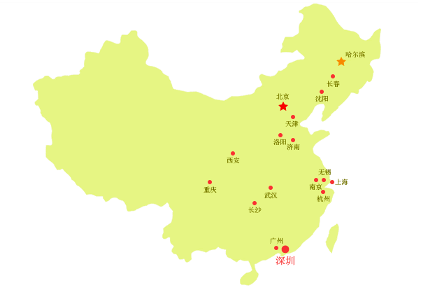 群芯科创销售网络地图